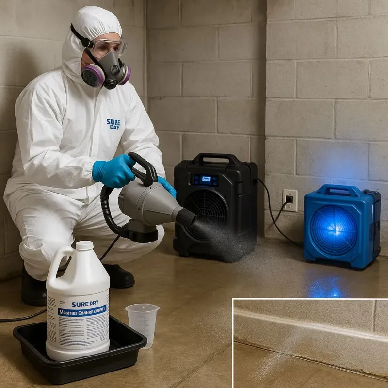 Sanitization and Odor Removal process in Clarkesville, GA